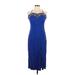 Habits Cocktail Dress: Blue Dresses - Women's Size 12