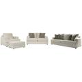 Signature Design by Ashley Soletren 4 Piece Living Room Set Polyester | 39 H x 96 W x 40 D in | Wayfair Living Room Sets PKG007403