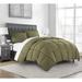 Latitude Run® Down Alternative Microfiber Comforter Set Polyester/Polyfill/Microfiber in Green | Twin Comforter + 1 Standard Sham | Wayfair