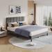 Ebern Designs Danuloff Slat Bed Wood & /Upholstered/Polyester in Gray | 40.2 H x 54.7 W x 79.6 D in | Wayfair C20E658A77B54E14BBFE0886388D8E77