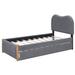 Latitude Run® Soft Comfort Upholstered Platform Bed in Gray | Twin | Wayfair 0BF0C20EDD67476B8547C99133E4BC33