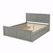 Gracie Oaks Katika Platform Bed Wood in Gray | 38.6 H x 81.9 W x 63.9 D in | Wayfair BB57F60EC68A4D5C9F04CC0997AC464A