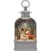 The Holiday Aisle® 9.5“H Acrylic Lantern w/Snowman Family - LED, Water Spinning Glitter | 9.5 H x 5.1 W x 2.6 D in | Wayfair