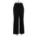 Coldwater Creek Casual Pants - Mid/Reg Rise: Black Bottoms - Women's Size 6 Petite