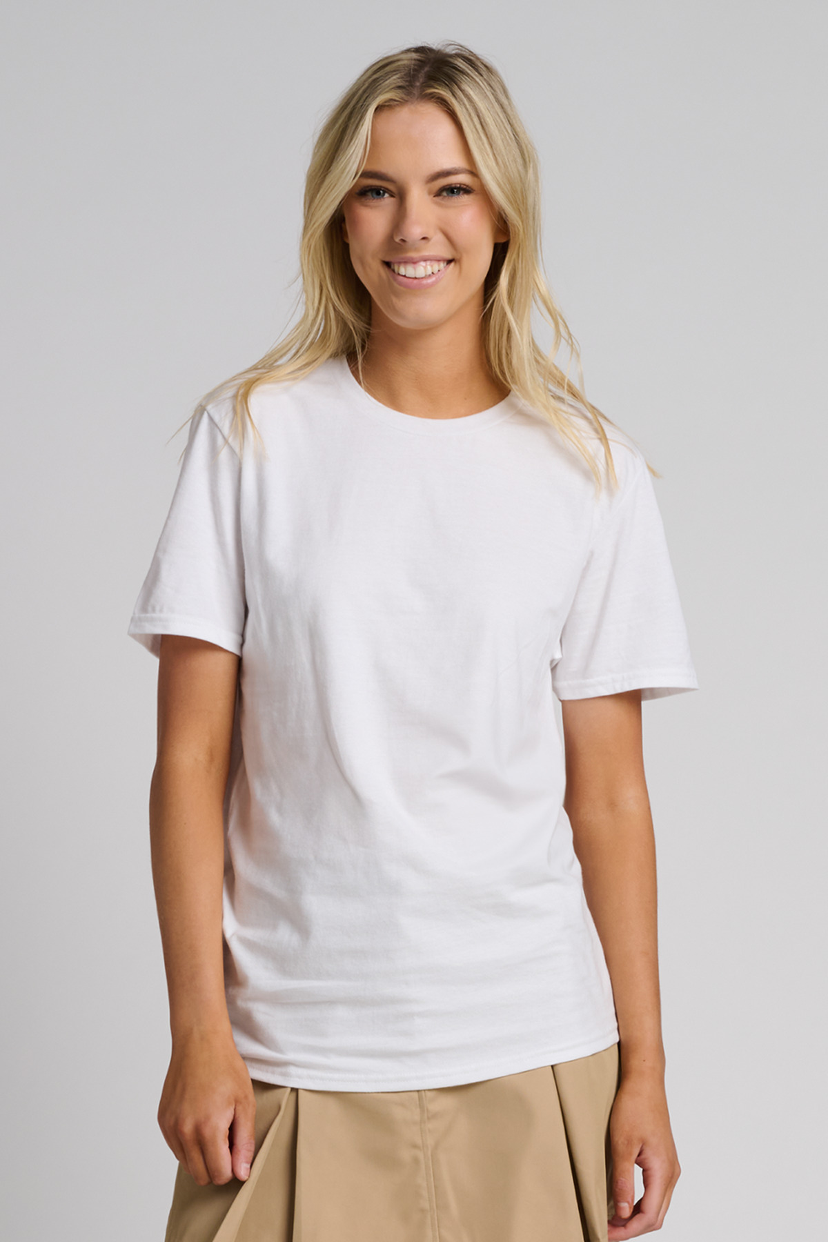 Jerzees 570MR Premium T-Shirt in White size Medium