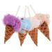 4 Pcs Ice Cream Sponge Bath Sponge Lovely Showering Sponges Cleaning Towels Ice Cream Showering Sponges Child