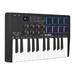 M-VAVE MIDI Controller 25-Key MIDI Portable Velocity Sensitive 8 Sensitive 8 Pads MIDI 25 Velocity 8 Pads 8 Portable USB MIDI USB MIDI 25 MIDI Portable USB MIDI BUZHI 25-Key IUPPA Portable 25 USB