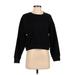 Zara Sweatshirt: Black Print Tops - Women's Size 2X-Small