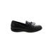 Prada Linea Rossa Flats: Black Print Shoes - Women's Size 38.5 - Almond Toe