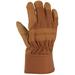 Carhartt Men s Duck And Synthetic Leather Safety Cuff Work Gloves Brown Small