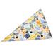 Multi-functional Practical Boys Summer Outfits Pet Party Decor Dog Outfit Pet Triangle Towel The Dog Polyester