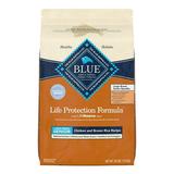 Blue Buffalo Life Protection Formula Natural Senior Large Breed Dry Dog Food Chicken and Brown Rice 30 lb.