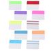 10 Books of Multi-function Note Pads Colored Translucent Memo Pads Sticky Tabs Memo Stickers Small Memo Pads