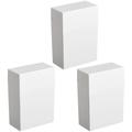 3 Pcs Storage Containers for Organizing Desktop Stand Desktop Holder Dispenser Sewing Storage Box Small Parts Bracket White Plastic