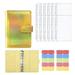 Business Card Storage Household Organization Budget Book Binder Imitation Leather Pvc