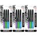 Pack of (3) Zebra Pen Metallic Brush Pen Medium Point Pigment Ink Assorted Colors Zebra Metal.Brush ST 3/PKG 3 Count