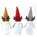 Christmas beads white beard Rudolph wine set antler champagne bottle set meal table atmosphere decoration supplies