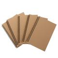 5 Kraft Paper Notebook Kraft Spiral Journals A5 Cover Notebook Journal Marble Journal Writing Notebooks for Travel Diary Office Notepad