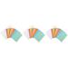 3pcs STOBOK 24PCS Candy Colors Portable Memo Notebook Mini Daily Diary Notepad