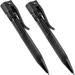 Rite in the Rain Weatherproof Black Mini Bolt-Action Pen - Black Ink 2 Pack No. 20K-2