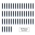 Dadypet Ink Cartridge Office Student Stationery Ink Refill 3.4 Dark Color Ink Color Ink Refill Bore Diameter Office Refill 3.4 mm 50 Pieces Pen 3.4 mm Bore Supplies Diameter Office Student Pen Ink