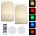 Neoglint Wall lamp set Wall Lamp Remote Bedroom Room Fabric Shade Wall HUIOP Wall Dimmable Wall Remote Bedroom Room 2 Wall Sconce Dimmable Sconce Dimmable Wall Shade Wall Sconce Wall Remote Bedroom