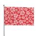 Kll Red Hibiscus Flower Flag 4x6 Ft Parade Party Flag Outdoor Flag Decorative Flag Banner Flags Garden Flag Home House Flags