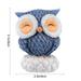 Owl Ornament Decor Home Adornment Resin Statues Crafts Table Desktop Decoration