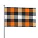 Kll Orange Plaid Flag 4x6 Ft Parade Party Flag Outdoor Flag Decorative Flag Banner Flags Garden Flag Home House Flags