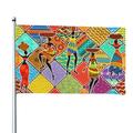 Kll Dancing African Womans Flag 4x6 Ft Parade Party Flag Outdoor Flag Decorative Flag Banner Flags Garden Flag Home House Flags