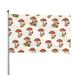 Kll Red Mushrooms Flag 4x6 Ft Parade Party Flag Outdoor Flag Decorative Flag Banner Flags Garden Flag Home House Flags