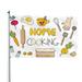 Kll Home Cooking Flag 4x6 Ft Parade Party Flag Outdoor Flag Decorative Flag Banner Flags Garden Flag Home House Flags