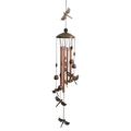 Vintage Metal Iron Wind Chimes Balcony Decoration Copper Color Outdoor Hanging Decoration Birthday Garden Christmas Home Wind Chimes Clearance Patio Decorations Outdoor Hanging Metal