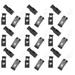 60PCS Garden Flag Stoppers and Anti- Wind Clips Garden Flag Stopper Stops and Anti- Wind Alligator Clips Spring Stops Accessories for Garden Flag Poles Stands