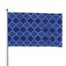 Kll Blue Gold Grid Lantern Shapes Flag 4x6 Ft Parade Party Flag Outdoor Flag Decorative Flag Banner Flags Garden Flag Home House Flags