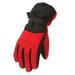 Gasue Winter Gloves Men s Gloves Winter Children S Outdoor Ski Gloves Cycling Gloves Winter Mountaineering Warm Gloves Waterproof Red