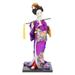 Home Decor Asian Geisha Doll Geisha Doll Decor Kimono Doll Baby Household Purple Foam Wood Office