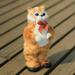 PATLOLLAV Electric Plush Simulation Toy Cute Kitten Singing and Dancing Cat Children s Toy Interactive Plush Toys Novelty Electronic Cat Electronic Pets Robot Cat Gift for Birthday Easter