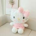 Big Size Sanrio Plushies Rose Hello Kitty Plush Toy Hello Kitty Stuffed Anime Hello Kitty Plushies KT Cat Doll Xmas Gifts