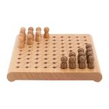 1 Set Wooden Checkers Set Checkers Board Game Classic Board Games for Kids Adults for Travel Game Night Parties Events Games