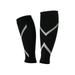 1 Pair Calf Compression Sleeve Calf Brace Leg Support Sleeves for Shin Splint Calf Pain Recovery Running Cycling Travel - Size M (Black)
