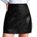 Women Poodle Skirts Women S Comfortable Fashion Basic High Waist Faux Leather Bodycon Mini Pencil Skirt Tennis Skirts For Woman