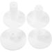 4 Pcs Golf Balls Golf Range Accessories Golfing Gear Wear-resist Golfs Tees Golfs Mat Tees Convenient Golfs Tees Golf Tee Set Indoor White Tpe Thermoplastic Elastomer