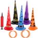 Inflatable Ring Inflatable Witch Hat Ring Toss Halloween Party Game Halloween Games for Kids Halloween Games for Party