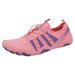 ZIZOCWA Women S Slip On Walking Shoes Lightweight Color Block Casual Running Sneakers Daily Soft Sole Comfy Work Sneaker Tennis Shoes Pink Size7.5