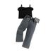 Little Child Girls Suits Summer Black Trimmed Suspenders Top Washed Jeans Waist Bag Corduroy Jumper Set Checkerboard Outfit Set Have Baby 5 Am Somewhere Baby Baby Girl Receiving Blankets And Headband