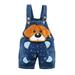 Toddler Baby Girls Boy s Denim Suspender Jeans Overalls Jean Overall Summer For Baby Sandals for Baby Boys 12-18 Months Rompers for Boy Baby Baby Tan Jumpsuit Baby Overalls Boys Summer Clothes Size 6