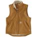 Carhartt Men s Fr Duck Sherpa Lined Work Vest Brown X-Large