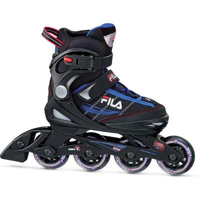 FILA Kinder Inlineskates Inline Skate One - verstellbar, Größe 32 in schwarz-blau