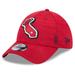 Men's New Era Red Los Angeles Angels 2024 Clubhouse 39THIRTY Flex Fit Hat